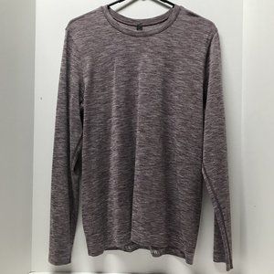 Lululemon Base Layer Long Sleeve Shirt in Heather Purple